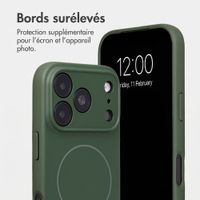 Accezz Coque Grip avec MagSafe Apple iPhone 18 Pro Max / 17 Pro Max - Vert foncé
