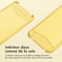 imoshion Coque de couleur avec cordon amovible Apple iPhone SE (2022 / 2020) / 8 / 7 - Jaune