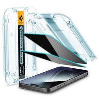 Spigen Protection d'écran en verre trempé GLAStR Privacy Applicator - lot de 2 Apple iPhone 15 Pro