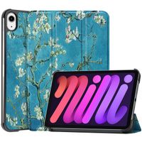 imoshion Coque tablette Design Trifold Apple iPad Mini 7 (2024) / iPad Mini 6 (2021) - Green Plant