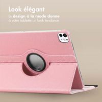 imoshion Coque tablette rotatif à 360° Apple iPad Pro 11 (2025) M5 / (2024) M4 - Rose