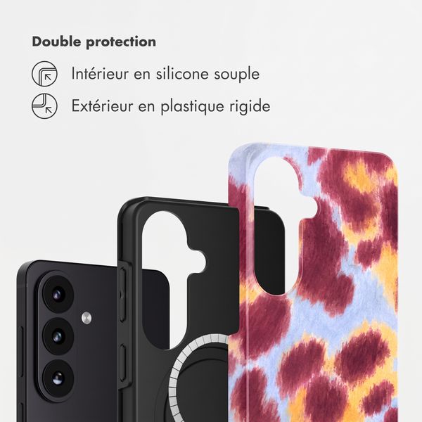 Selencia Coque arrière Vivid avec MagSafe Samsung Galaxy S26 - Rebel Crush