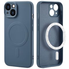 imoshion Coque Couleur avec MagSafe Apple iPhone 14 - Bleu foncé