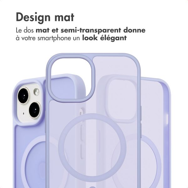 imoshion Coque Color Guard avec MagSafe Apple iPhone 14 / 13 - Lilas