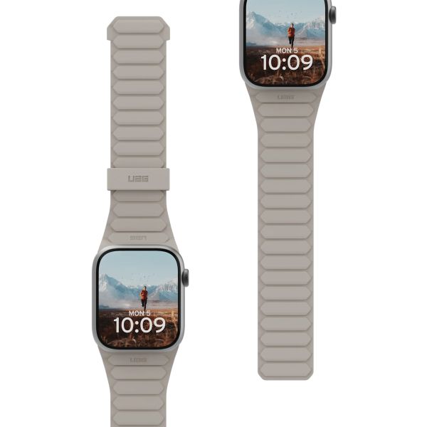 UAG Bracelet Pathfinder réversible en silicone Apple Watch | 44/45/46/49 mm - Black Titanium