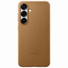 Samsung Original Coque KindSuit en Cuir Végan Samsung Galaxy S25 Plus - Doré
