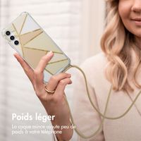 imoshion Coque Design avec cordon Samsung Galaxy A15 (5G) - Beige Graphic
