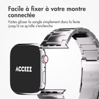 Accezz Bracelet en acier Titane mat Apple Watch | 38/40/41/42 mm - Argent
