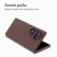 Accezz Coque Liquid Silicone Samsung Galaxy Z Fold 8 Ultra - New Tea Brown