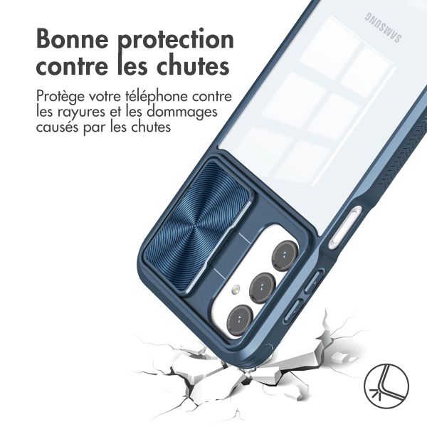 imoshion Coque arrière Camslider Samsung Galaxy A25 (5G) - Bleu foncé