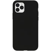 Accezz Coque Liquid Silicone Apple iPhone 11 Pro - Noir