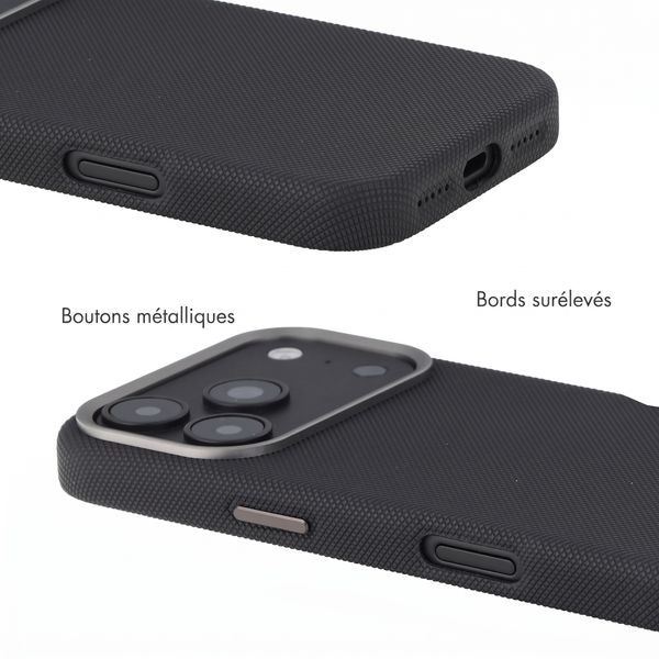 Accezz Coque arrière Mesh avec MagSafe Apple iPhone 17 Pro - Noir
