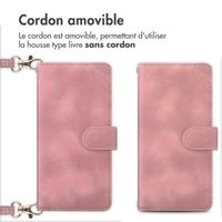 imoshion Etui de télephone portefeuille avec cordon Samsung Galaxy A34 (5G) - Rose