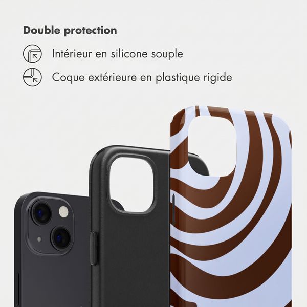 Selencia Coque arrière Vivid Apple iPhone 13 Pro - Dream Swirl Chocolate