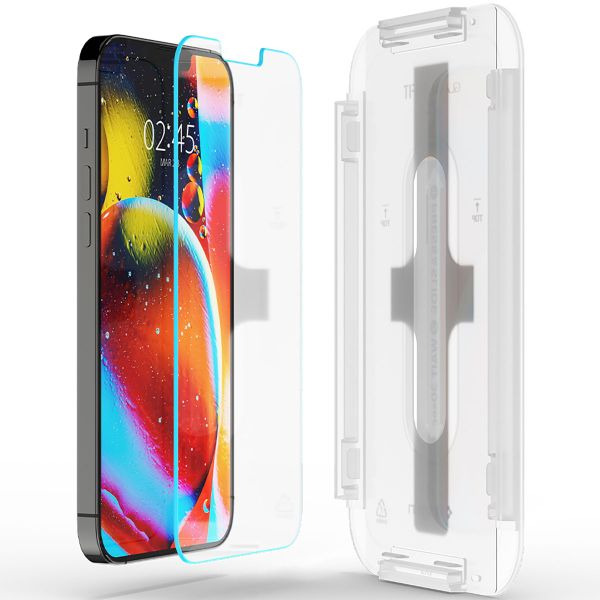 Spigen Protection d'écran en verre trempé GLAStR Fit 2 Paquets + Applicator Apple iPhone 13 Pro Max