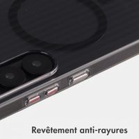 Accezz Coque arrière Lite avec MagSafe | Fluted | Samsung Galaxy S25 Ultra - Noir