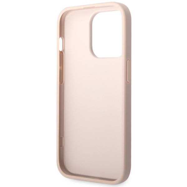 Guess Coque 4G Metal Logo Backcover Apple iPhone 14 Pro - Rose