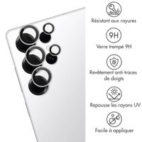 imoshion Lot de 2 protections d'objectif de caméra Samsung Galaxy S25 Ultra - Titanium Whitesilver
