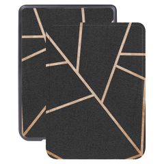imoshion Design Slim Hard Case Sleepcover Kobo Clara HD - Black Graphic
