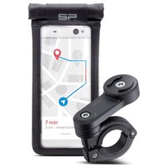 SP Connect Moto Bundle LT Mount et Universal Case SPC+ support de téléphone pour vélo / scooter / moto - Résistant aux éclaboussures - Universel - Noir