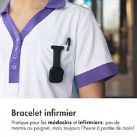 imoshion Bracelet infirmier en silicone Apple Watch | 38/40/41/42 mm - Noir