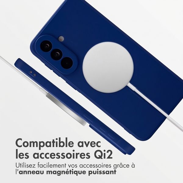 imoshion Coque Couleur avec MagSafe Samsung Galaxy A57 (5G) - Royal Blue