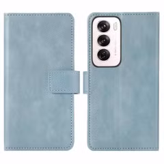 imoshion Étui de télephone portefeuille de luxe Oppo Reno 12 - Bleu clair