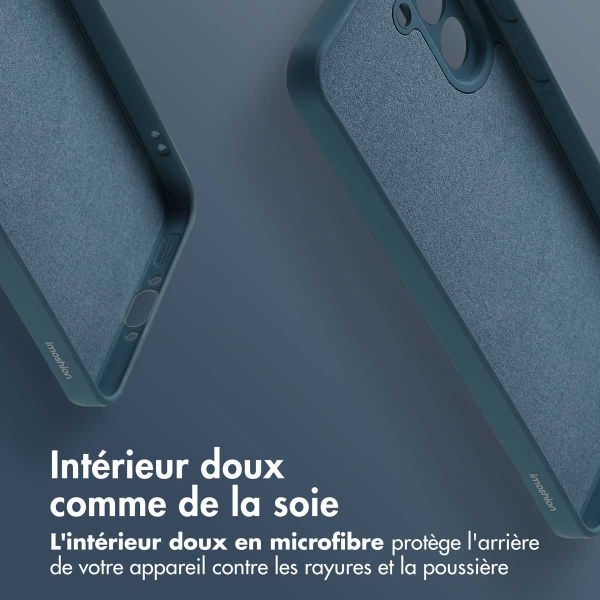 imoshion Coque Couleur avec MagSafe Samsung Galaxy A56 - Bleu foncé
