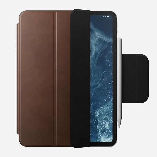 Nomad Leather Folio case Apple iPad Pro 11 (2025) M5 / (2024) M4 - Marron