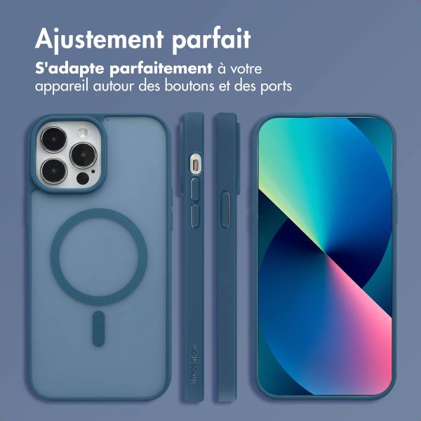 imoshion Coque Color Guard avec MagSafe Apple iPhone 13 Pro Max - Bleu foncé
