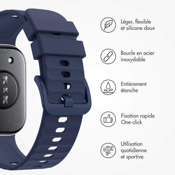 imoshion Bracelet silicone Huawei Watch Fit 4 / 4 Pro - Midnight Blue