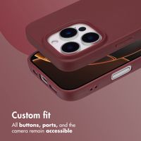 imoshion Coque Couleur Apple iPhone 16 Pro - Wine Red