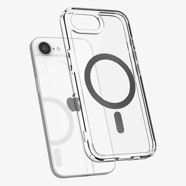 Spigen Coque Ultra Hybrid MagSafe Apple iPhone 17e / 16e - Carbon Fiber