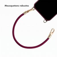 Selencia Bracelet universel avec 2 crochets - Bold Burgundy