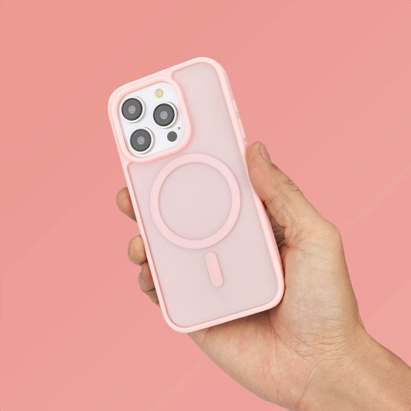 imoshion Coque Color Guard avec MagSafe Apple iPhone 15 Pro - Rose clair