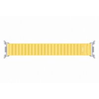 Samsung Bracelet en tissu original Samsung Galaxy Watch 9 (40/44mm) / Watch 8 (40/44mm) / Classic (46mm) - Taille S/M - Jaune
