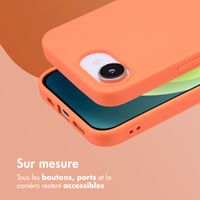 imoshion Coque Couleur Apple iPhone 17e / 16e - Apricot Crush Orange