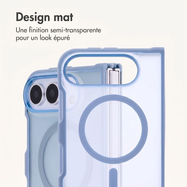 imoshion Coque Color Guard avec MagSafe Apple iPhone Duo - Bleu clair