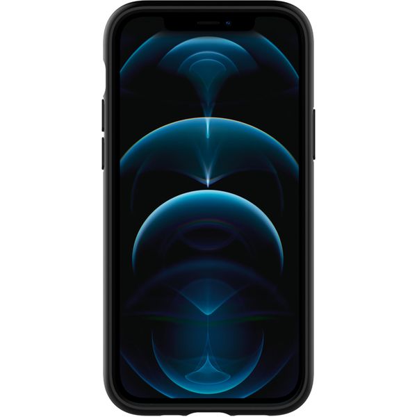 Spigen Coque Slim Armor Apple iPhone 12 (Pro) - Bleu foncé
