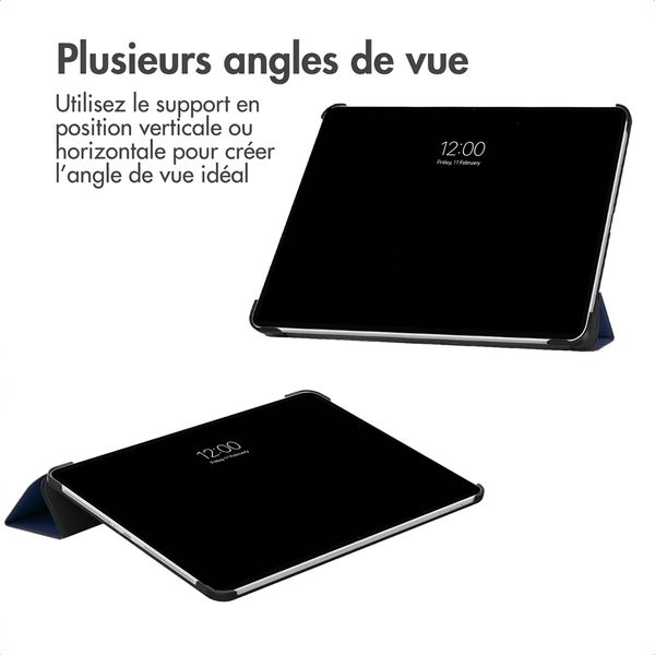 imoshion Coque tablette Trifold OnePlus Pad 4 - Bleu foncé