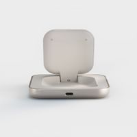 Zens Magnetic Nightstand Charger - Chargeur sans fil 15W - Magsafe et Qi2 - Blanc