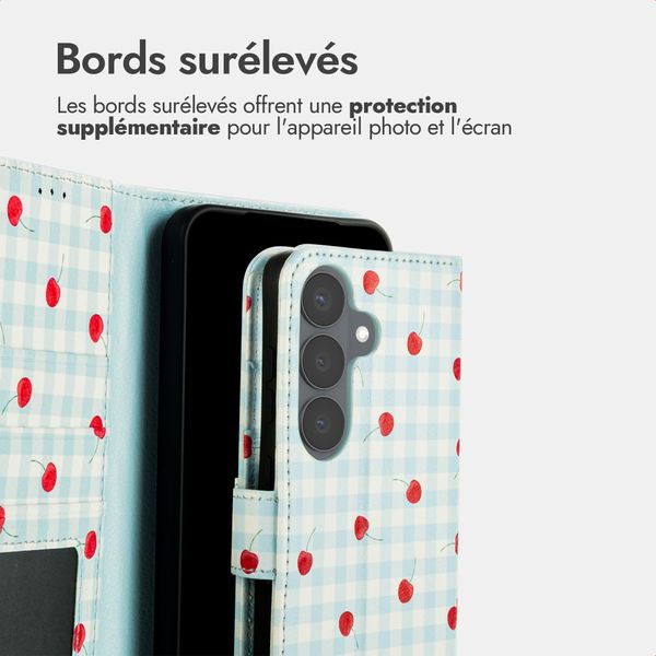 imoshion Étui de télephone portefeuille Design Samsung Galaxy S26 FE - Cherry Check