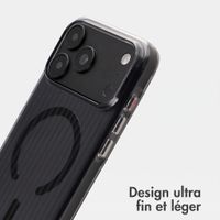 Accezz Coque arrière Lite avec MagSafe | Fluted | Apple iPhone 18 Pro Max / 17 Pro Max - Noir
