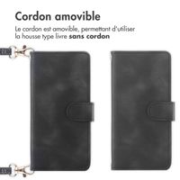 imoshion Etui de télephone portefeuille avec cordon Samsung Galaxy A25 (5G) - Noir