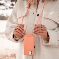 imoshion Coque de couleur avec cordon amovible Apple iPhone Xr - Peach