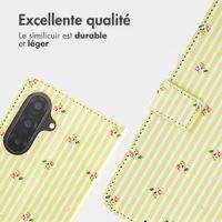 imoshion Étui de télephone portefeuille Design Samsung Galaxy A56 - Garden Stripes