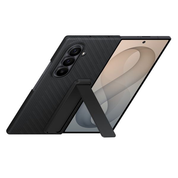Samsung Coque Carbon Standing Samsung Galaxy Z Fold 8 Ultra - Black