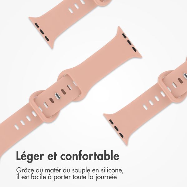 imoshion Bracelet en silicone⁺ Apple Watch | 38/40/41/42 mm - Taille S/M - Vintage Rose