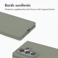 Accezz Coque Liquid Silicone Samsung Galaxy Z Fold 8 Ultra - Cooper Green