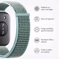 imoshion Bracelet en nylon Huawei Watch Fit 4 / 4 Pro - Blue Ocean